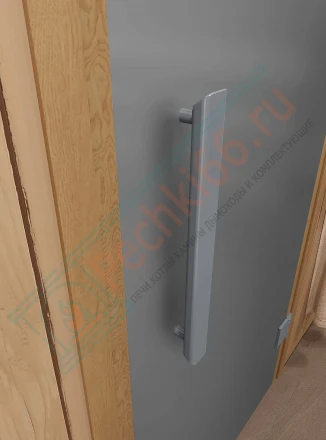 Стеклянная дверь для сауны и бани "Фаворит сатин" 1900х700 по коробке (DoorWood)