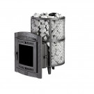 Печь для бани Атмосфера L+, усиленная каменка сетка нержавейка (ProMetall)