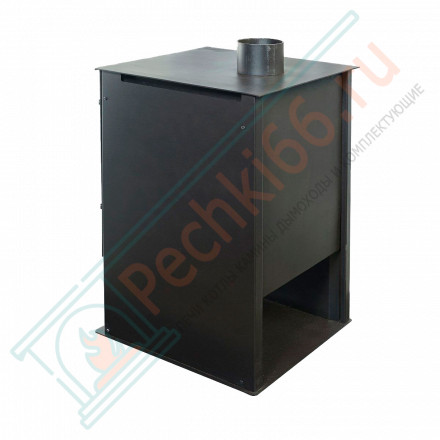 Печь-камин Гармония 105 (Черный) (Варвара) до 100 м3