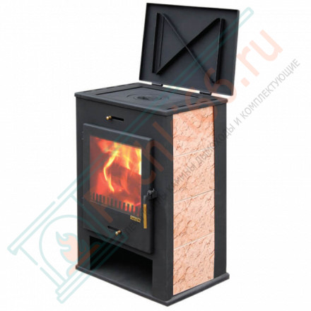 Печь-камин Охта с плитой (Мета) до 160 м3