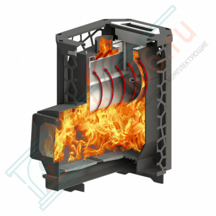 Печь для бани Hard 30L Саванна Панорама (Сталь-Мастер)