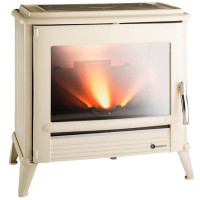 Печь-камин LE MODENA эмаль слоновая кость (INVICTA)