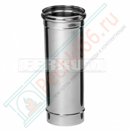 Дымоход L=0,5м (НЕРЖ-430/0,8) d-250 (Ferrum HF)