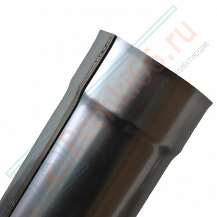 Сэндвич труба для дымохода L=0.5 м (НЕРЖ-439/0,5-НЕРЖ-439/0,5) d-80/160 (УМК)