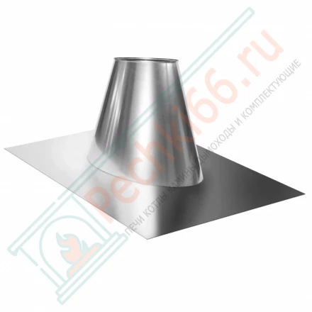 Кровельный элемент 0°/20° на трубу с изол V50R (ОЦИНК-RAL/0,5) d-115/215 (Вулкан)