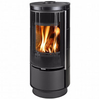 Печь-камин Andorra Extra, черная (Thorma)