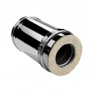 Сэндвич труба V50R с изол L=250 (AISI-321/0,8-AISI-304/0,5) d-115/215 (Вулкан-Cerablanket)