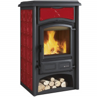 Печь-камин Gisella burgundy (La Nordica) до 160 м3