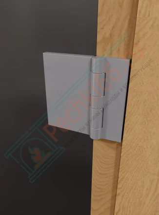 Стеклянная дверь для сауны и бани "Фаворит графит матовый" 180х70 по коробке (DoorWood)