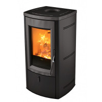 Печь-камин Nogal Black, чёрный керамический верх (MCZ)