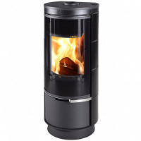 Печь-камин Andorra Plus, черная (Thorma)