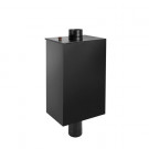 Бак на трубе Black прямоугольный (НЕРЖ-439/0,8мм) 80 л, d-115 (Россия)