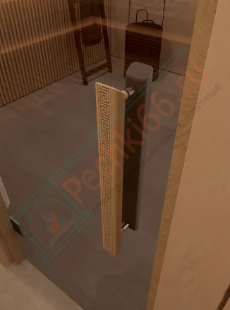 Стеклянная дверь для сауны и бани "Фаворит бронза прозрачная" 1900х700 по коробке (DoorWood)