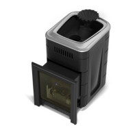 Печь для бани Таймыр Мини 2017 Inox БСЭ, ЗК, антрацит (T.M.F) до 12 м3