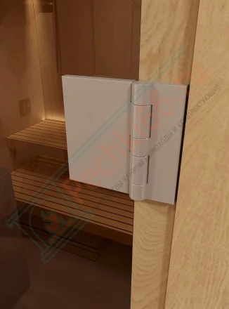 Стеклянная дверь для сауны и бани "Фаворит бронза прозрачная" 180х70 по коробке (DoorWood)