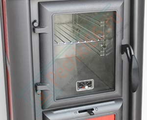 Печь-камин Lederata Plus синяя (Tim Sistem)