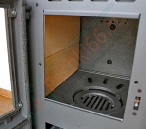 Печь-камин Lederata Plus синяя (Tim Sistem)