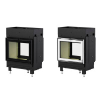 Каминная топка N-20T Exclusive, цвет - белый впереди, черный сзади (Nordpies)