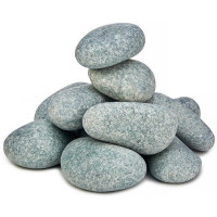 Камень для бани Жадеит шлифованный мини, м/р Хакасия (коробка), 10 кг (Хакасинтерсервис)