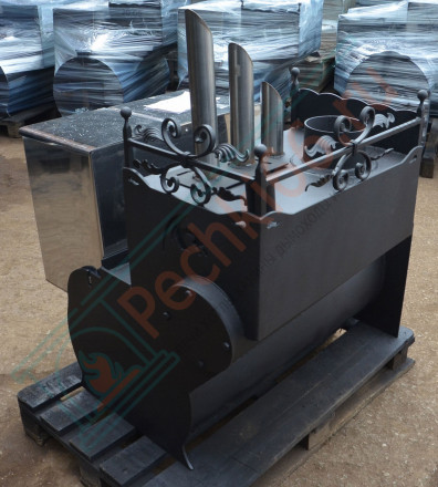 Печь для бани Горыныч 3 (ЗК) со стеклом, под бак 100 л (ТермоСфера)