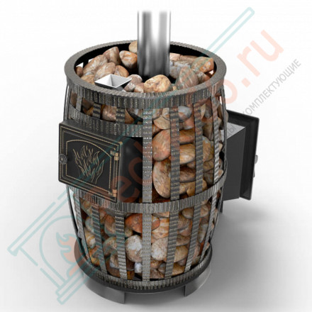 Печь для бани из чугуна Легенда Русский пар ковка 30 (270) (Везувий)