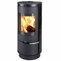 Печь-камин Andorra Standard, черная (Thorma)