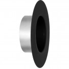 Розетка VBR черная (НЕРЖ-439/0,8) d-180 (Вулкан)