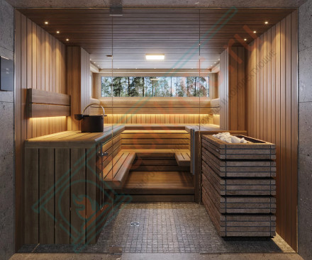 Электрическая банная печь Sangens W12B Brick