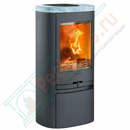 Печь-камин 810:3 Style, верх талькомагнезит, цвет черный (Contura)