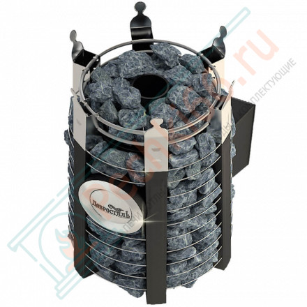 Банная печь Екатерина СТОУН стронг с панорамным стеклом (Добросталь)