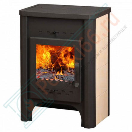 Печь-камин Бавария, с плитой (ЭкоКамин) до 195 м3