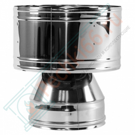 Дефлектор V50R с изол (AISI-321/0,8-AISI-304/0,5) d-115/215 (Вулкан-Cerablanket)