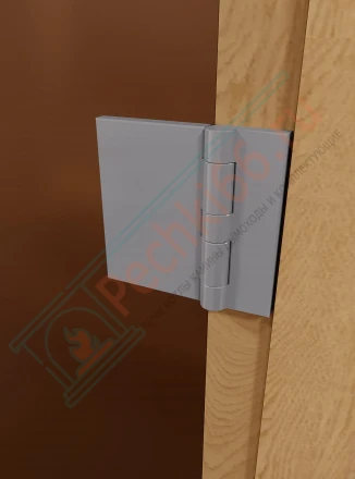 Стеклянная дверь для сауны и бани "Фаворит бронза матовая" 2000х800 по коробке (DoorWood)