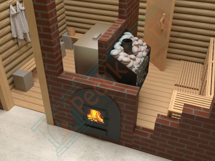 Печи для бани на 3 помещения CАБАНТУЙ 3D 16 C