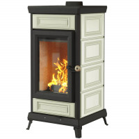 Изразцовая печь Астов Майолика, белая