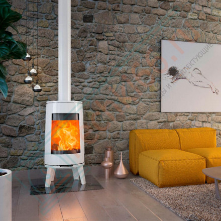 Чугунная печь BOLD300, цвет - белый (Dovre)