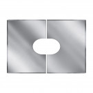 Фланец разрезной 33/45º без изол 780х1040 на трубу V50R (AISI-304/0,5) d-180/280 (Вулкан)