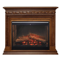 Каминокомплект Valletta - Орех (Ширина 1245 мм) с очагом Symphony 30'' DF3020-INT