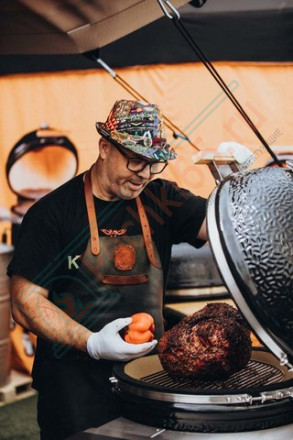 Гриль керамический Classic PRO Black с ножками (Monolith)