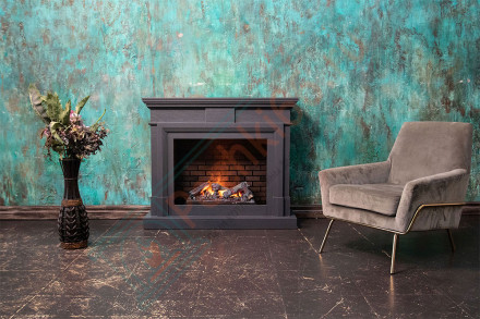 Каминокомплект электрический Coventry - Серый с очагом Symphony 26'' DF2608-INT (Dimplex)