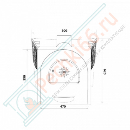 Банная печь Горыня Декор (Царь-Печи)