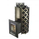 Банная печь Арабеска Inox Люмина черная бронза (T.M.F)