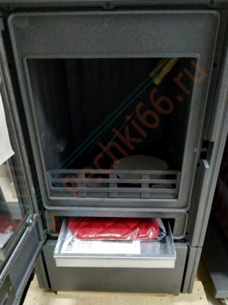 Чугунная печь-камин Vesta, коричневая (Plamen)