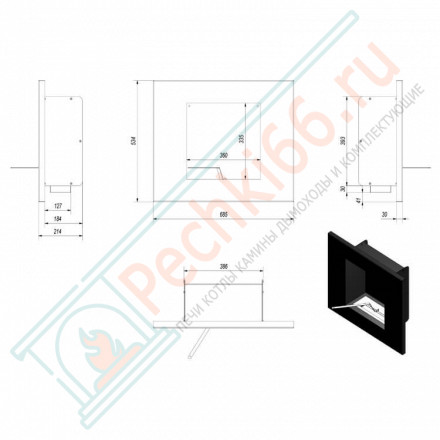 Биокамин Quat (Kratki)
