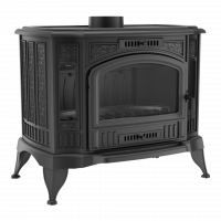 Чугунная печь-камин KOZA K9 турбина (Kratki)