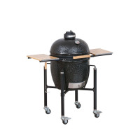 Керамический гриль с ножками и столиками Classic Basic (Monolith)