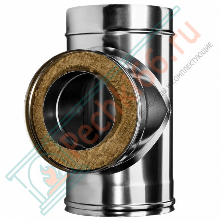 Тройник 90° с изол (НЕРЖ-321/0,5-НЕРЖ-439/0,5) d-150/230 (Дымок-Lux)