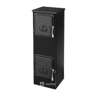 Отопительная печь KERPEN II, Черная (Thorma)