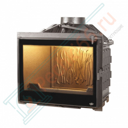 Чугунная топка CELSIUS с открытием дверцы в стороны и с дефлектором (SEGUIN) 12 кВт
