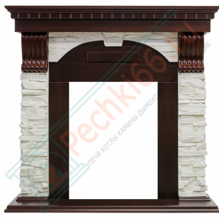 Портал Dublin - Темный дуб / Сланец белый (Высота 975мм)